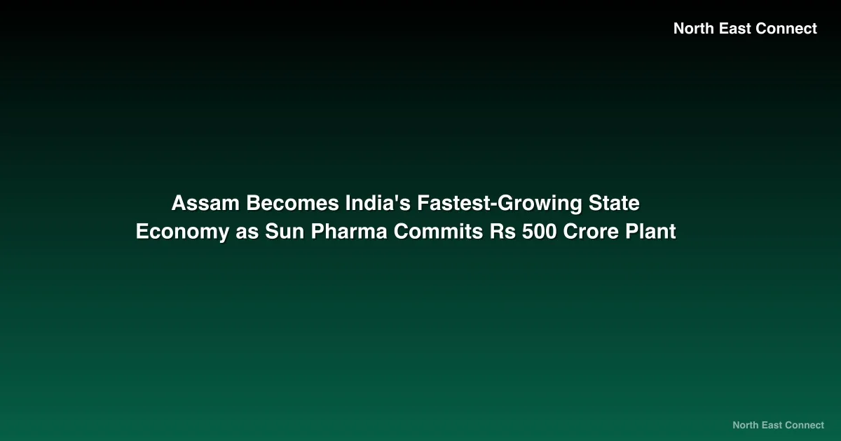 Assam Becomes India's Fastest-Growing State Economy as Sun Pharma Commits Rs 500 Crore Plant