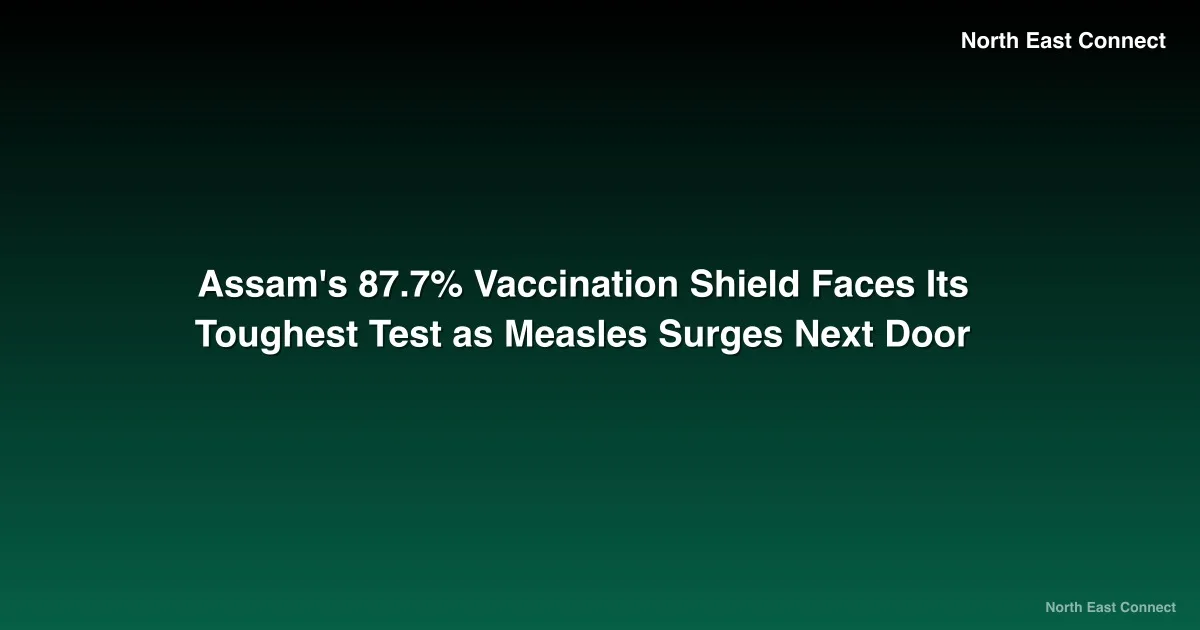 Assam's 87.7% Vaccination Shield Faces Its Toughest Test as Measles Surges Next Door