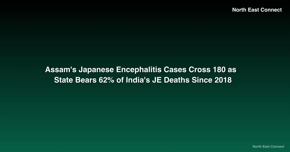 Assam's Japanese Encephalitis Cases Cross 180 as State Bears 62% of India's JE Deaths Since 2018