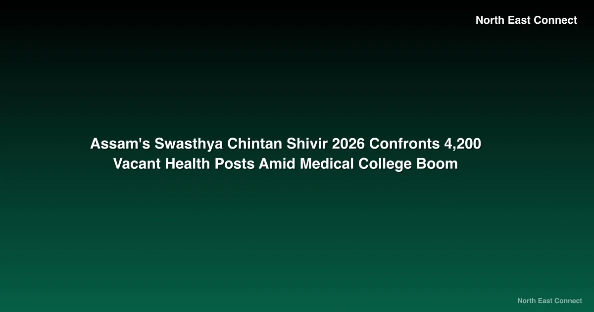 Assam's Swasthya Chintan Shivir 2026 Confronts 4,200 Vacant Health Posts Amid Medical College Boom