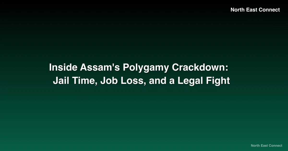 Inside Assam's Polygamy Crackdown: Jail Time, Job Loss, and a Legal Fight