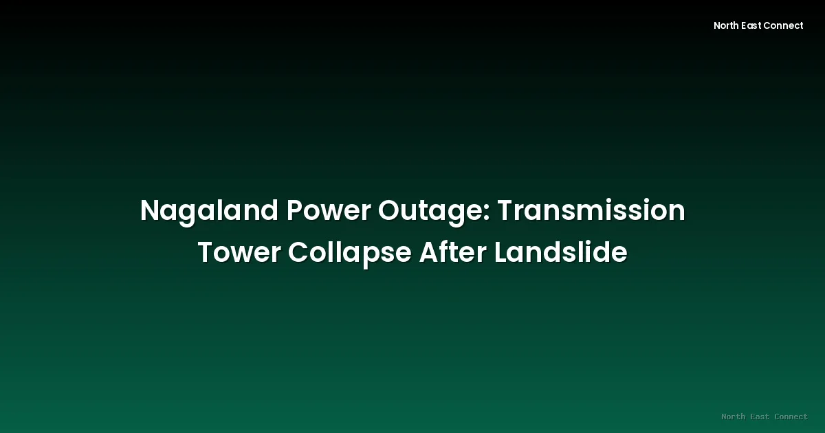 Nagaland Power Outage: Transmission Tower Collapse After Landslide